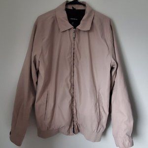 LONDON FOG Men's  Light Jacket Zip Up Button Cuffs Pockets Sporty Windbreaker M